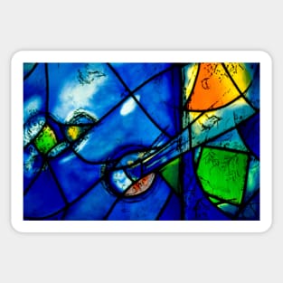 Chagall windows detail Sticker